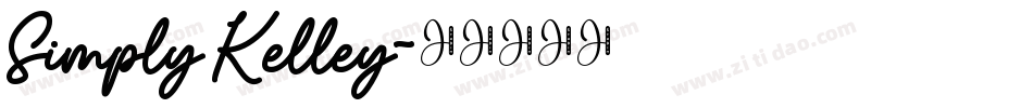 Simply Kelley字体转换